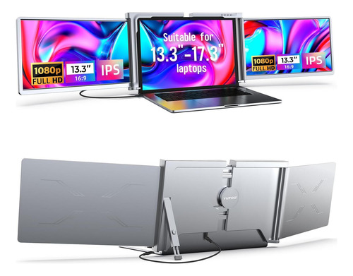 Extensor De Pantalla De La Computadora Portátil Triple Yutoo