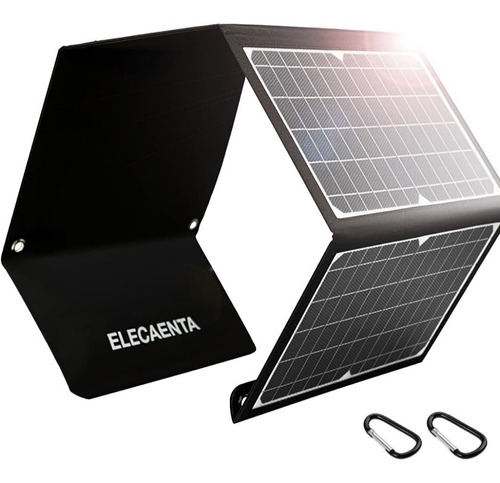 Cargador Panel Solar 30w Elecaenta 3 Puerto Carg Rápida 3.0 