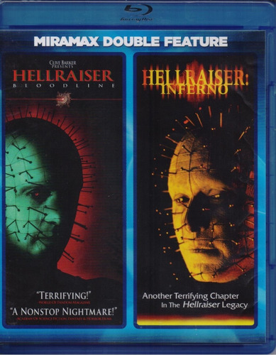 Hellraiser Bloodline E Inferno Boxset Peliculas Blu-ray