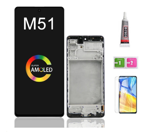Pantalla Oled+marco Compatibles Con Samsung M51 M515