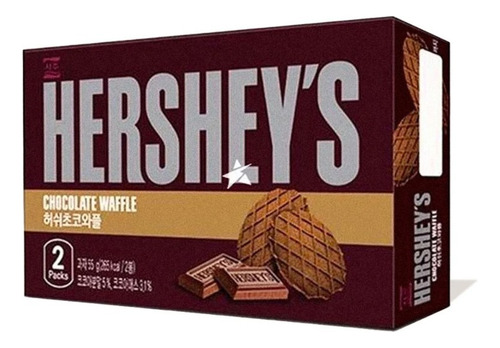 Hershey Chocolate Waffle De Chocolate Importado De Korea