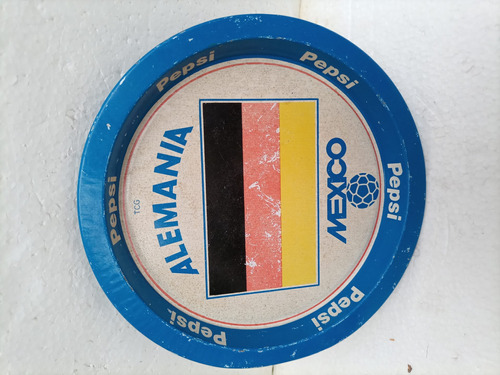 Charola Pepsi México 1986 Alemania      17cm   