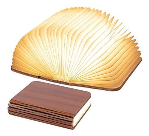 Mini Lámpara Plegable De 8 Colores, Luces De Madera Portátil