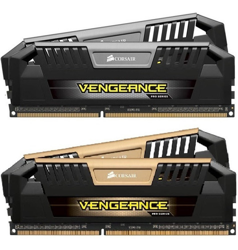 Imagem 1 de 7 de Memória Corsair Vengeance Pro 16gb 4x4 Ddr3 1600mhz