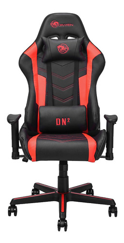 Cadeira Gamer Dn2 Preto E Vermelho Draxen