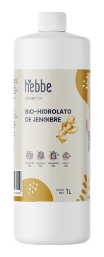 Hidrolato Hidrosol De Jengibre Organico 100% Natural 1 L