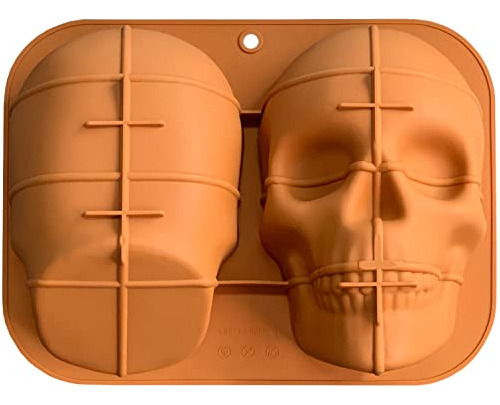 Molde Grande Jetkong Para Tartas Con Forma De Calavera Encan