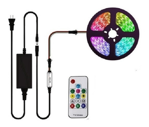 Kit Combo Led Pixel Magic 60led 12v Rgb Inteligente Ws2811