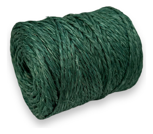 Barbante Fio De Sisal 2mm 250g 75 Metros - Cor Verde Frances