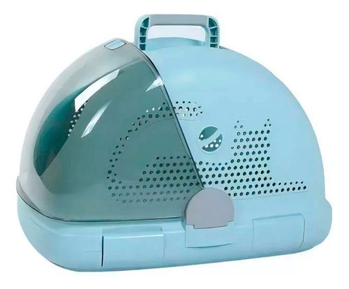 Caixa Para Animais De Estimação Petnest Clean&carry Azul-claro Tamanho Grande