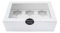 Comprar Porta Cupcakes Tinbaly Cajas Blancas Para Magdalenas, 6 Ppp