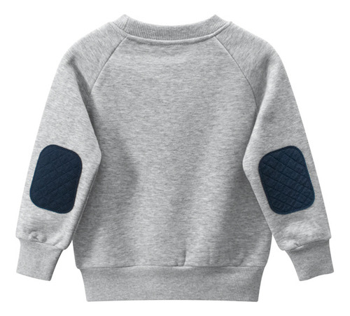 Sudadera De Manga Larga De Algodón Con Forro Polar Para 27 Niños