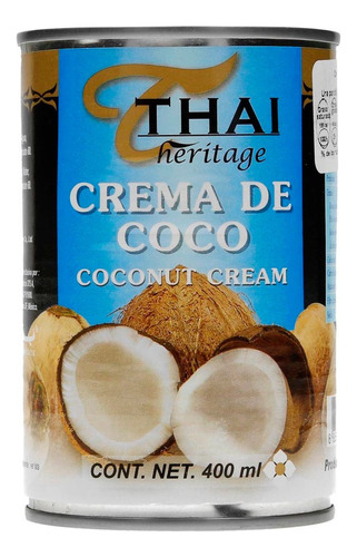 Crema De Coco Thai Heritage 400 Ml Coconut Cream