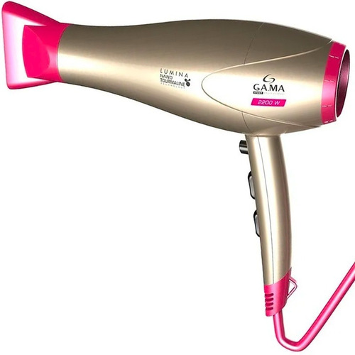 Secador Gama Profesional Lumina Ion Tourmaline Frio Y Calor