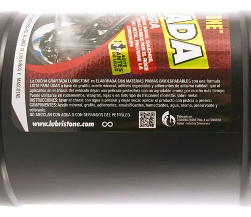 Ducha Grafitada 12 Litro Recubre Protector Chasis Negro