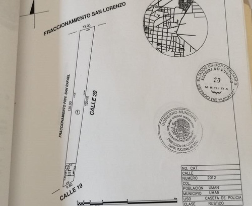 Imagen 3 de 3 de Venta De Excelente Terreno En Uman, Gran Oportunidad.
