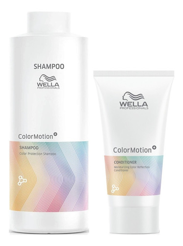 Shampoo Cabello Teñido Lt +acondicionador Wella Color Motion