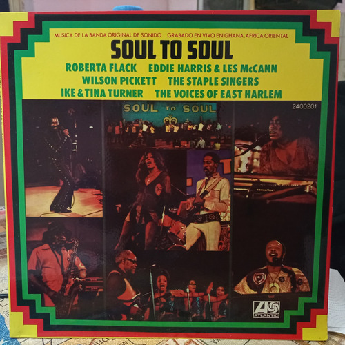 Soul To Soul Ike & Tina Turner Flack Harris Tapa 9 Vinilo 9