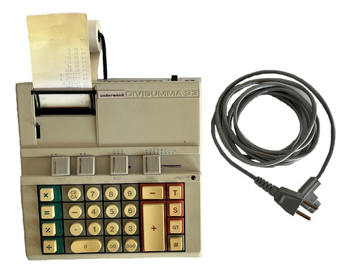 Olivetti - Calculadora Vintage De Escritorio