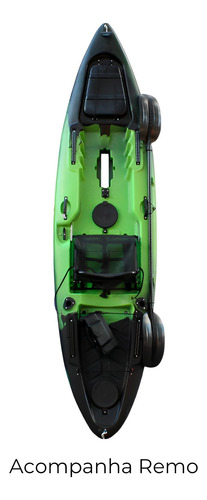 Caiaque Lontras Falcon Pedal Black Citrus - Lontras