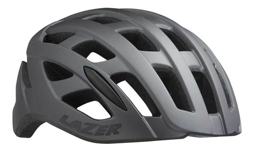 Casco Bicicleta Ciclismo Ruta Lazer Tonic Color Titanio Talle L