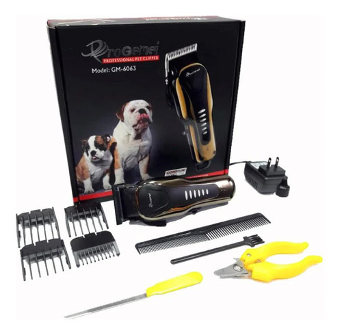 Cortadora Pelo Para Perros Kit Maquina Recargable