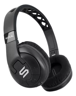 Soul X-tra Over Ear Wireless Audifonos Deportivos Bluetooth Color Negro