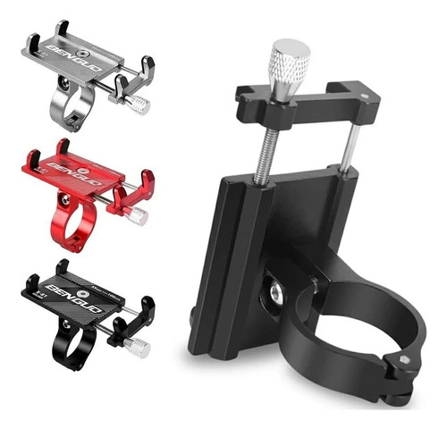 Holder Soporte Para Celular Aluminio P Moto Bicicleta Scoote