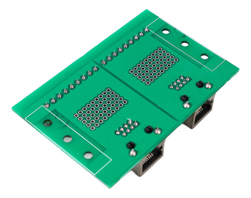Placa De Terminales De Tornillo Con Conector Ethernet Rj45 B