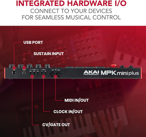 Akai Professional Mpk Mini Plus - Controlador De Teclado...