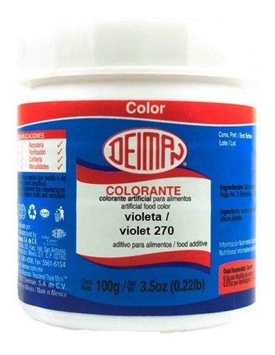Colorante En Polvo Violeta (270) 100gr