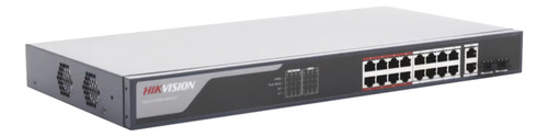 Switch Hikvision 16 Puertos 100mbps Poe+ 230w Ds-3e1318p-ei