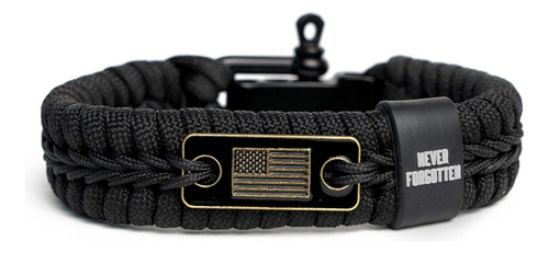 Pulsera De Paracord Nunca Olvidada De Compañía Héroe...