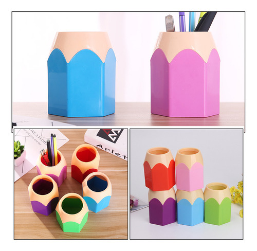 Cubos Para Lápices Con Cabeza De Lápiz, 10 Unidades