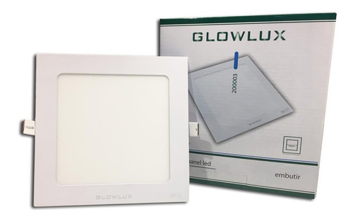 Panel Led Embutir 24w Cuadrado Luz Fria - Glowlux - E. A.