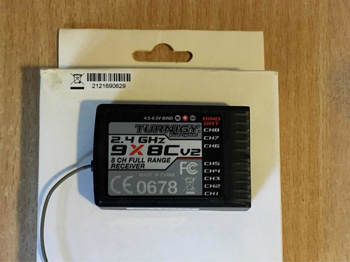 Receptor Turnigy 9x V2 Radio Control 2.4 Flysky 8ch Avion