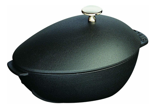 Staub Olla De Hierro Fundido Para Mejillones, 2 Cuartos, Col