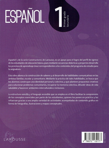 Español 1 Serie Constructores De Larousse Secundaria Nem
