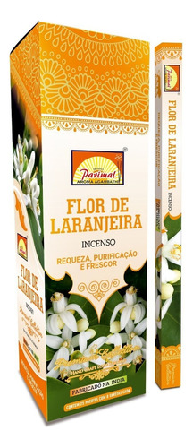 Incenso Flor De Laranjeira Parimal Box Com 25 Caixas