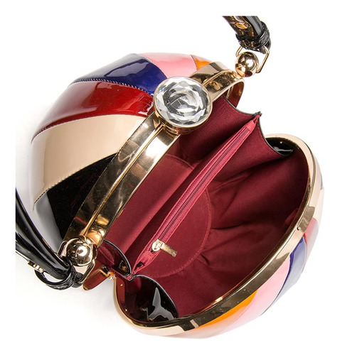 Style Strategy Bolsos Esféricos De Charol Para Mujer, Bolsos