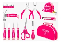 Comprar Kit De Herramientas Manuales 22 Piezas Wadfow Bolsito Rosa