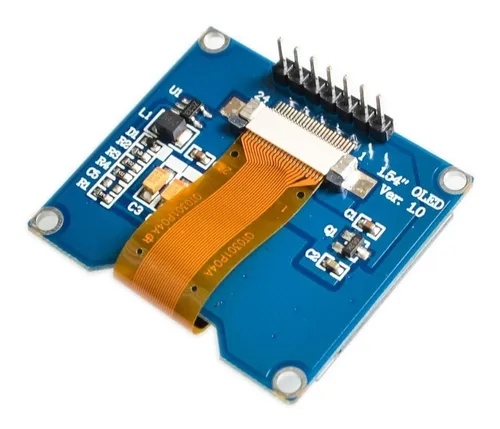 Oled Display Ldc 1.54 1,54 128×64 I2c Spi Blanco Pantalla