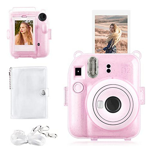 Funda Transparente Compatible Con Fuji Instax Mini 12 - Glit