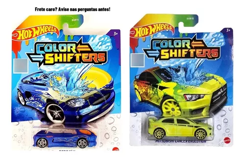 Carrinho hot wheels que muda de cor