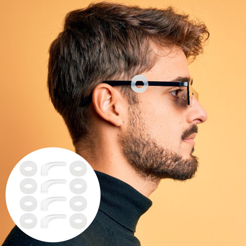 Set De Monturas Para Gafas Transparentes, Antideslizantes, 2