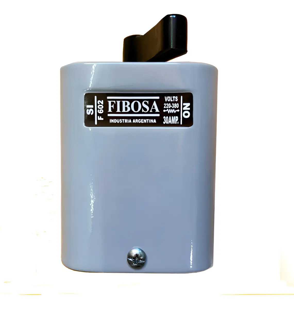 Interruptor Bipolar Fibosa De 30amp Gris