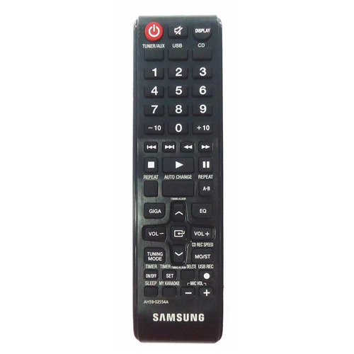 Controle Mini System Samsung Mx-f630 Ah59-02554a Original Nf
