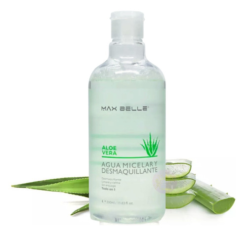 Maxbelle Agua Micelar Desmaquillante Aloe Vera 350 Ml