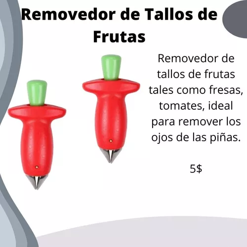 Removedor Cortador Tallos Fresas Piña Tomates Frutas