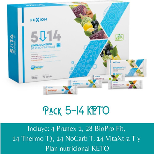 Pack 5-14 + Asesor Nutricional - Unidad a $5386